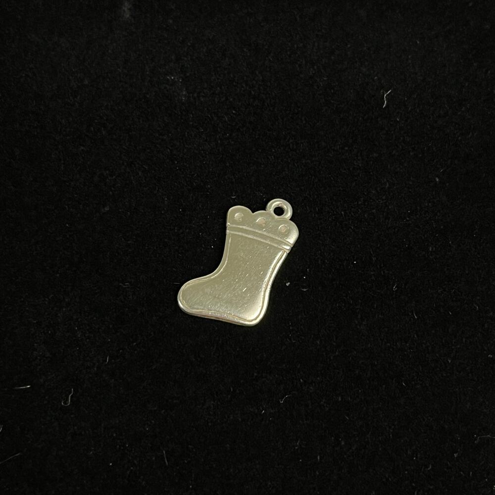 Retired James Avery Sterling Silver Christmas Stocking Charm
